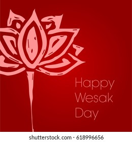 Religion. Vesak day celebration. Colorful unique design for greeting card, invitation, web, banner, poster, ticket, flyer, template, booklet, leaflet, brochure.