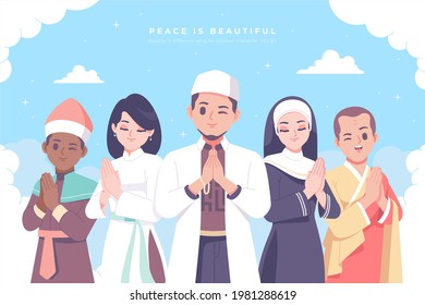 religion of the world character design collection