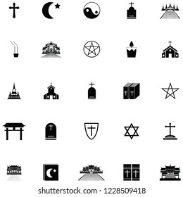 religions icon set