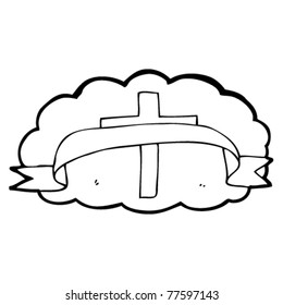 religious banner cartoon
