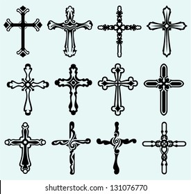 Religious cross design collection