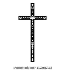 religious cross isolated icon vector illustration design.