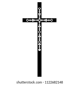 religious cross isolated icon vector illustration design.