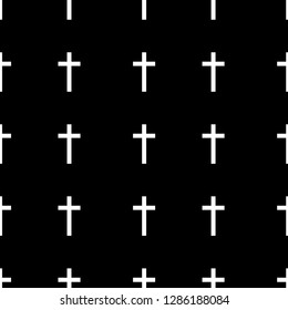 Religious Cross Pattern Vector Illustration Eps10