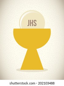 religious design over gray background vector illustration