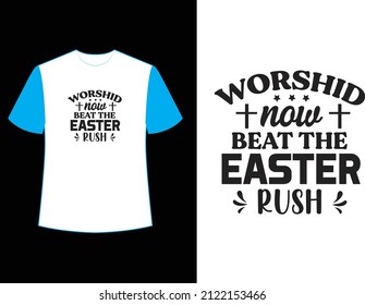 Diseño de camisetas religiosas de Pascua.