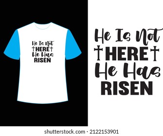 Religious Easter t shirt design.