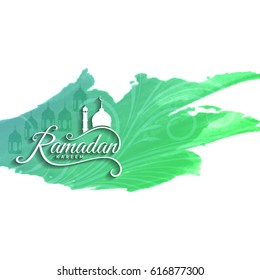 Religious elegant Ramadan Kareem background design