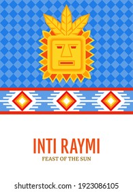 Religious Festival Inti Raymi. Inca Celebration Of The Sun. Pagan Holiday In Peru.