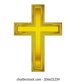 3d Golden Crossvector Stock Vector (Royalty Free) 75702091 | Shutterstock