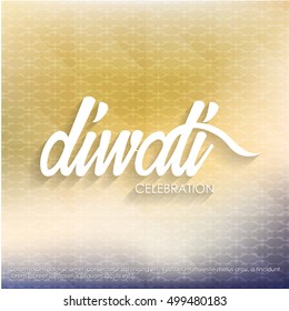 Religious happy diwali vector background design. Happy Diwali.