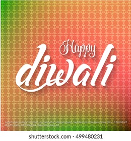 Religious happy diwali vector background design. Happy Diwali.