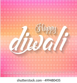 Religious happy diwali vector background design. Happy Diwali.