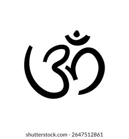 Religious Hindu Chant Om Symbol