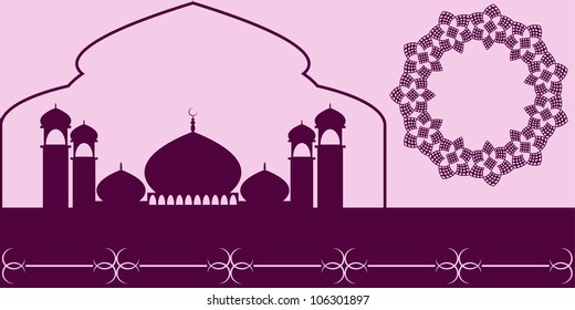 Religious Islamic Design. Jpeg Version Also Available In Gallery.
