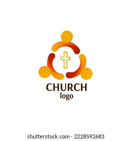 Logo religioso con elementos cristianos para la marca,