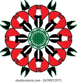 Diseño religioso del mandala para su Sitio web