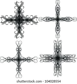 Religious ornaments cross