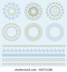 Religious Pattern Set. Jpeg Version Also Available In Gallery.
