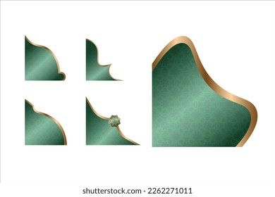 Vector religioso de diseño de rincón de Ramadán