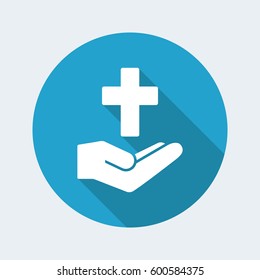 Religious services concept - Minimal flat icon