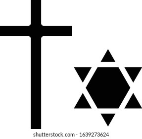 Religious - Study subject icon set. High quality solid vector illustration for website and mobile application.