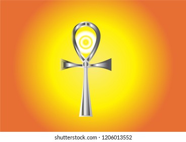 religious symbol ankh vector