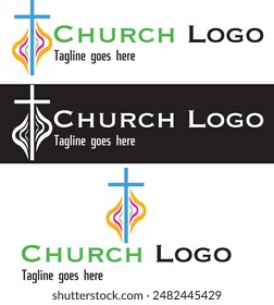 Religious themed logo for churches or personal use. 