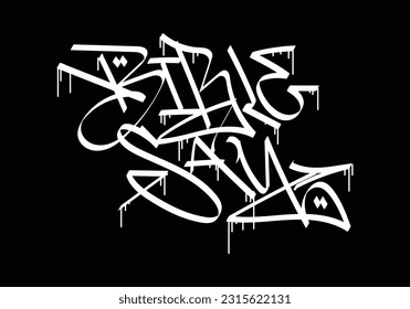 RELIGIUS WORD graffiti tag design 2