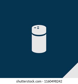 Relish icon. emblem isolated on dark blue background. relish icon in filled style for graphic and web design, logo, ui/ux design