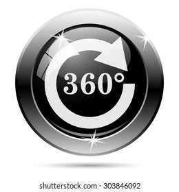 Reload 360 icon. Internet button on white background. EPS10 vector 