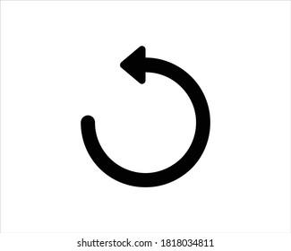 Reload arrow icon vector illustration.