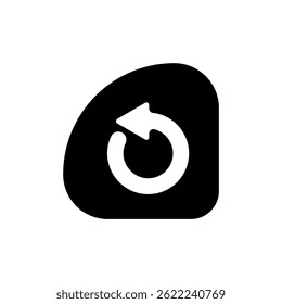 recarregar seta ícone isolado vetor ilustração design
