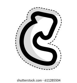 reload arrow isolated icon vector illustration design