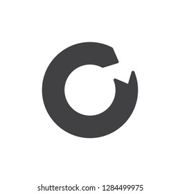 Reload arrow vector icon. filled flat sign for mobile concept and web design. Circular rotation arrow simple solid icon. Symbol, logo illustration. Pixel perfect vector graphics