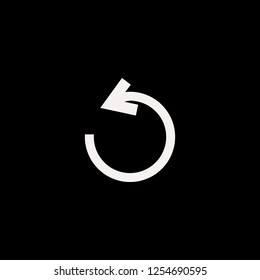 reload arrow vector icon. flat reload arrow design. reload arrow illustration for graphic 