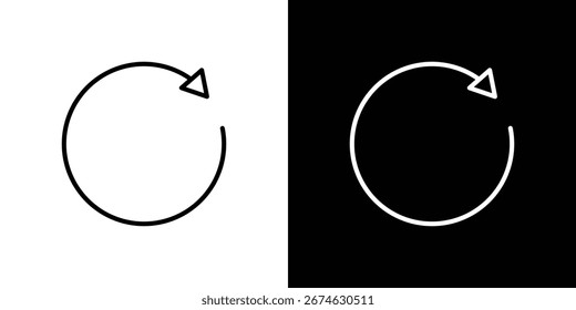 Reload button icons. vector symbol illustrations.