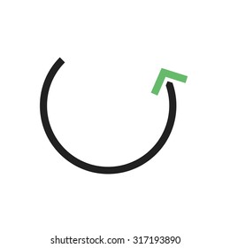 Reload, file, refresh icon vector image.Can also be used for user interface. Suitable for mobile apps, web apps and print media.