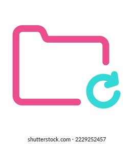 Volver a cargar el icono de la carpeta dos tonos