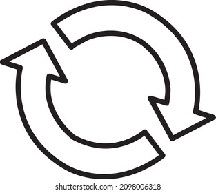 reload icon illustration isolated vector sign symbol.eps
