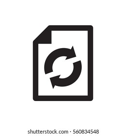 reload icon illustration isolated vector sign symbol