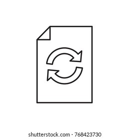 reload icon illustration isolated vector sign symbol