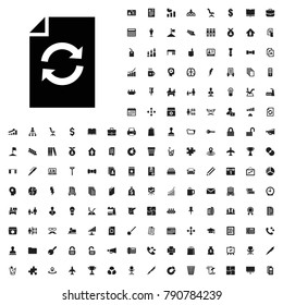Reload icon illustration isolated vector sign symbol. editable company icons vector set.