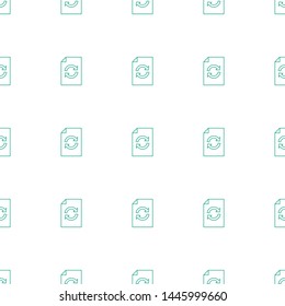 reload icon pattern seamless white background. Editable line reload icon. reload icon pattern for web and mobile.