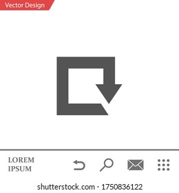 Reload icon. Refresh arrow Icon. Vector illustration EPS 10.