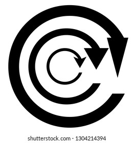 Reload icon, refresh vector, reset illustration symbol