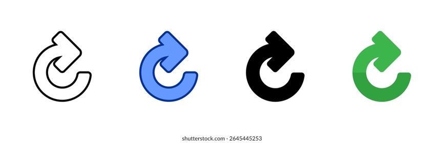 Reload icon sheet multiple style collection