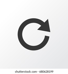 Reload Icon Symbol. Premium Quality Isolated Refresh Element In Trendy Style.