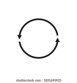 Reload icon symbol sign vector