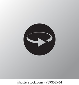 Reload icon in trendy isolated on grey background.Vector illustration.